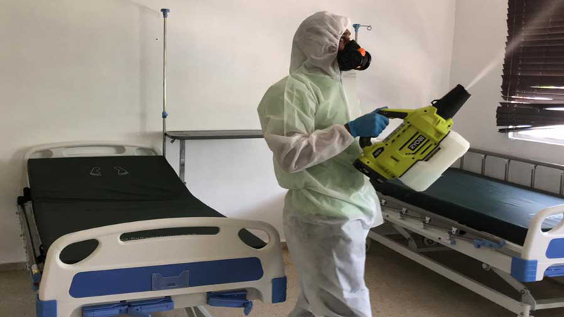 سمپاشی بیمارستان با سم مخصوص